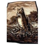 5 x 7 Bass Fishing Rug