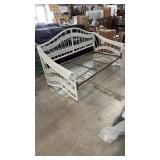 Wicker Sofa/Day Bed (Takes Twin Mattress)