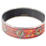 Hermes Enamel Bangle Bracelet