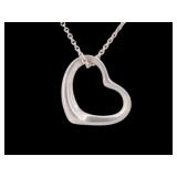 Tiffany & Co. Elsa Peretti Open Heart Necklace
