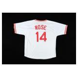 Autographed Pete Rose "4256" Jersey