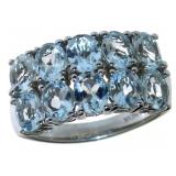 Quality 2.55 ct Natural Aquamarine Designer Ring