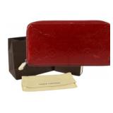 Louis Vuitton Red Zippy Wallet
