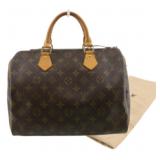 Louis Vuitton Speedy Monogram Tote Handbag