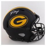 Autographed Brett Favre Packers Helmet