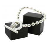 Gucci Silver Ball Chain Bracelet