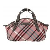 Purperry Pink & Red Nova Check Handbag