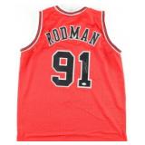 Autographed Dennis Rodman Jersey