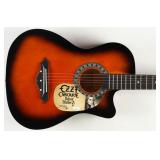 Autographed Ozzy Osbourne Acoustic Guitar