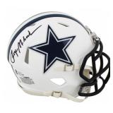 Autographed Roger Staubach Cowboys Mini Helmet