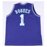 Autographed Muggsy Bogues Jersey