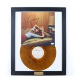 Autographed Taylor Swift Custom Framed Vinyl Cover