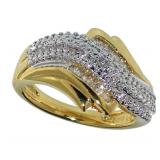 Elegant Diamond Accented Dinner Ring