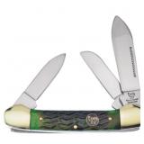Hen & Rooster HR353LAGB Antique Green Bone Canoe
