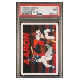 1991 UD Heroes #27 Hank Aaron Card