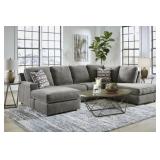 Ashley 29402 Ophannon Putty 2 pc Sectional Sofa