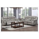 Home Elegance Reclining Sofa & Glider Love Seat