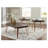 ASHLEY BANDYN 3-PIECE COFFEE & END TABLE SET