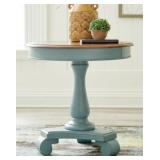 ASHLEY MIRMYN ROUND MULTI-TONE ACCENT TABLE