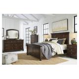 KING ASHLEY PORTER 5-PIECE PANEL BEDROOM GROUP