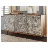 Ashley Kerring Greek Accent Cabinet