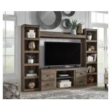 ASHLEY TRINELL 4-PIECE ENTERTAINMENT CENTER