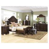 KING ASHLEY NORTH SHORE 5-PIECE PANEL BEDROOM SET