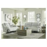 Ashley McClelland XL DBL Reclining Sofa & Love Set