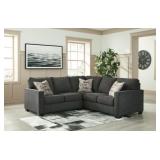 ASHLEY LUCINA 2-PIECE CHARCOAL SECTIONAL