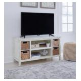 Ashley W505  Mirimyn 47"  Antique White TV Stand