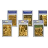 23K Gold Marino/Smith/Namath Card Set