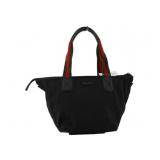 GUCCI GG Sherry Line Logo Plate Shoulder Bag