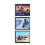 The Mandalorianï¿½ - Framed (Set of 3) by Kinkade