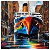 Titanic Down The Alley Hand Signed by Charis