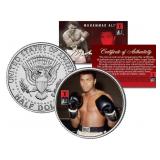 Muhammad Ali Gloves JFK Coin