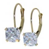 10kt Gold Swarovski Dangle Earrings