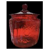 Red Mayfair Cookie  Jar