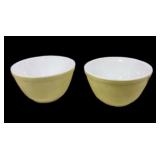 (2) Pyrex Mixing Bowls