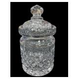 Crystal Biscuit Barrel