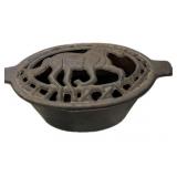 Cast Iron Horse Design Steamer Humidifier