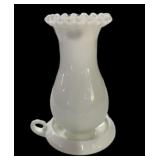 Rare Fenton Hurricane Lamp