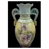 9.5 ï¿½  Hand Painted Vase