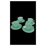 Jadeite Cups &Saucers