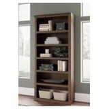 ASHLEY JANISMORE 75" LARGE HOME OFFICE BOOKCASE