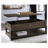 ASHLEY JOHURST URBAN INDUSTRIAL LIFT COFFEE TABLE