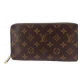 Louis Vuitton Monogram Zip Large Wallet