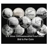 US Mint Silver Commemorative Proof (1990