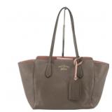 Gucci Taupe Leather Handbag