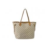 Louis Vuitton Damier Never Full MM Shoulder Bag