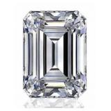Emerald Cut 3.05 Carat VS2 Lab Diamond